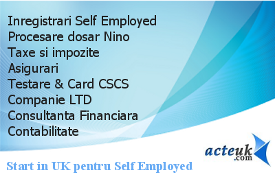 Acteuk start in UK pentru Self Employed